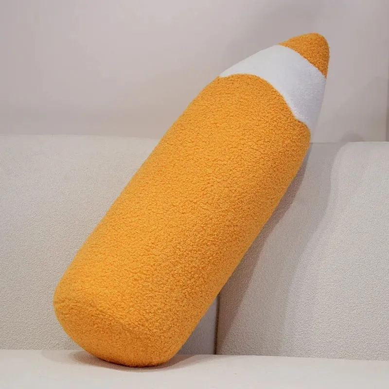 70CM Cartoon Colored Pencil Plush Pillow Soft Sofa Room Cushion Simulation Crayon Toys Nice Gifts