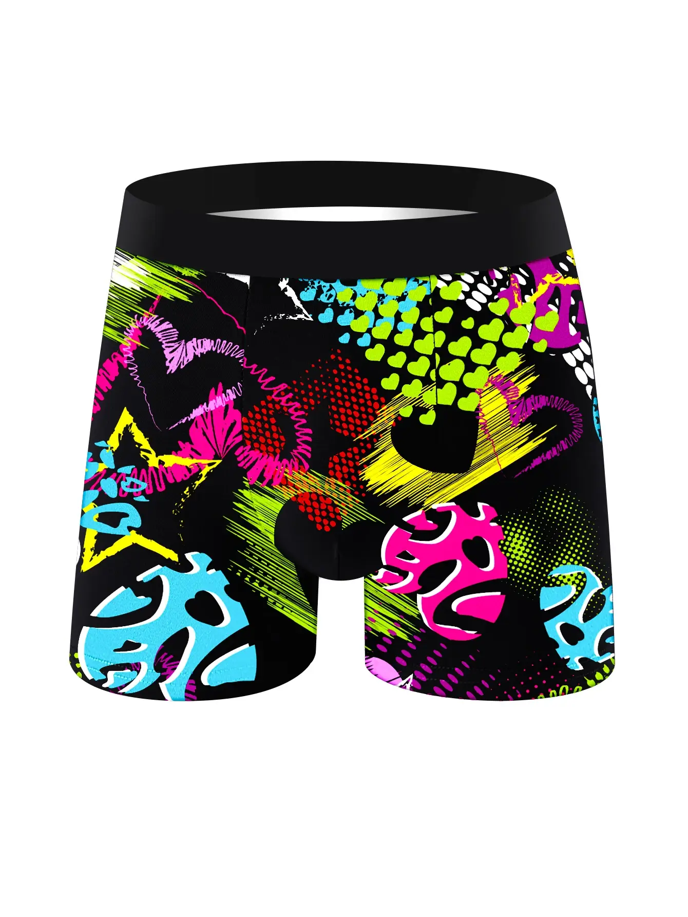 10Pcs Men'S Underwear Soft Comfortable Loose Skin-Friendly Men'S Long Boxers Briefs Trendy Colorful Fashionable Men'S Pants — image 13