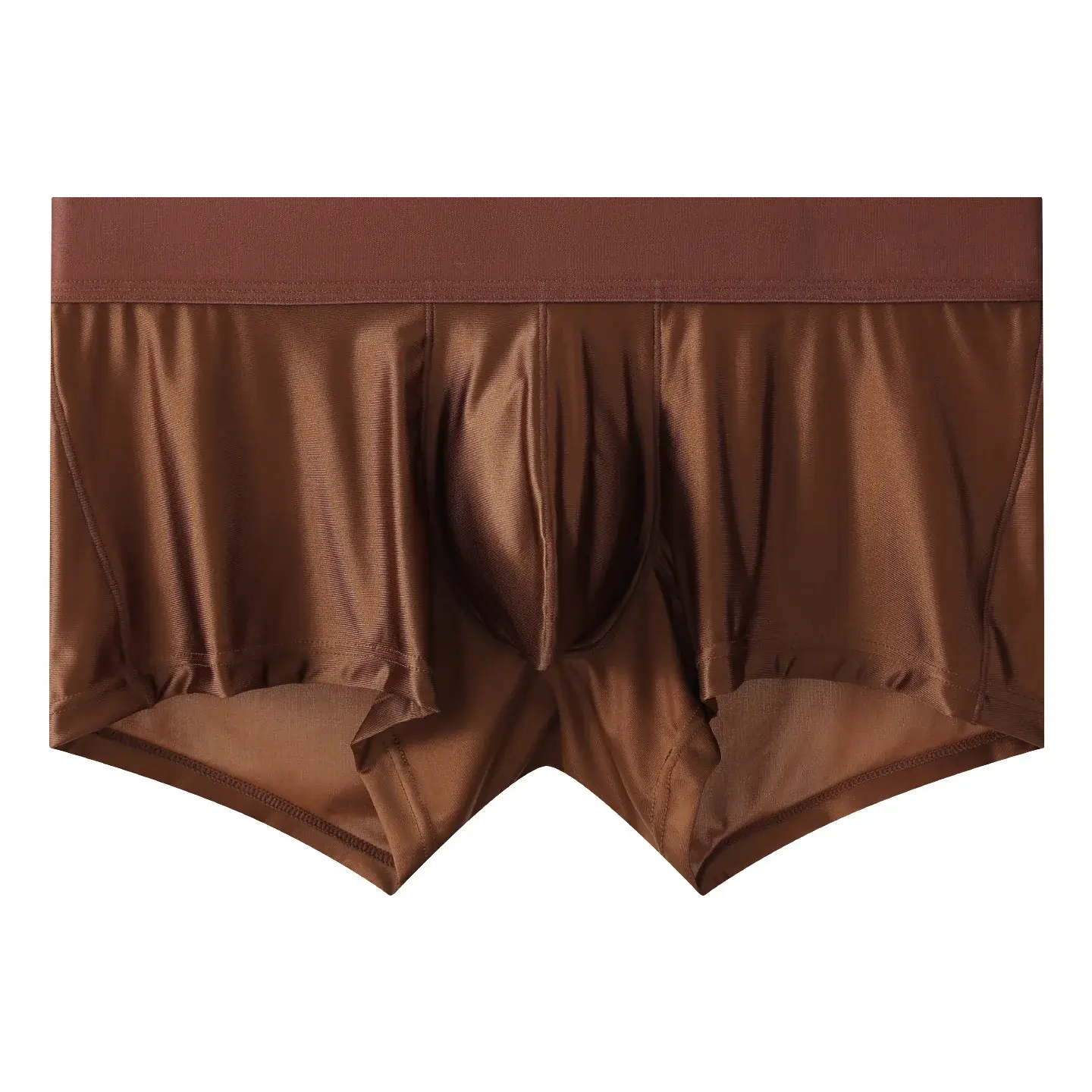 Mens Underwear Boxer Shorts Man Solid Slim Nylon Panties Cueca Middle Waist JJ Pouch Underpants Male Boxers Ropa Plus Size M-XXL