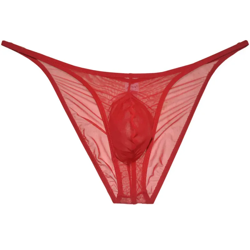 Men's semitransparent and ventilate Briefs Comfort improvement cooler Bikini Underwear — image 13