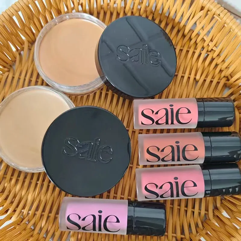 Fashion Saie Glitter Hydration Liquid Powder Blusher Moisturizing Liquid High Gloss Gel Facial Contour Cream Makeup Products — image 3