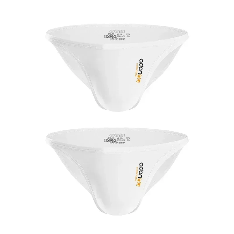 Men Modal Low‑Rise Briefs Sexy Solid Color Simple Triangle Underwear Sports Breathable Comfortable Male Panties