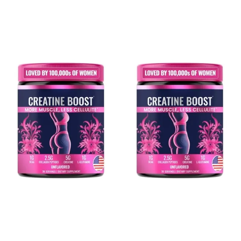 Muscle Development Post-Workout Recovery Elasticity Creatine for Women Booty Builder Supplement with Collagen & BCAA Supports