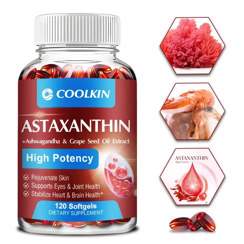 Astaxanthin - Fremmer kardiovaskulær sundhed Fremskynder stofskiftet Understøtter øjenled og hudsundhed