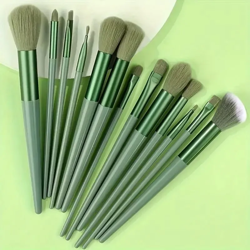 Makeup Brush Set Eye Shadow Highlighter Concealer Brush Blush Loose Powder Brush Blending Soft Fluffy Women Beauty Tool
