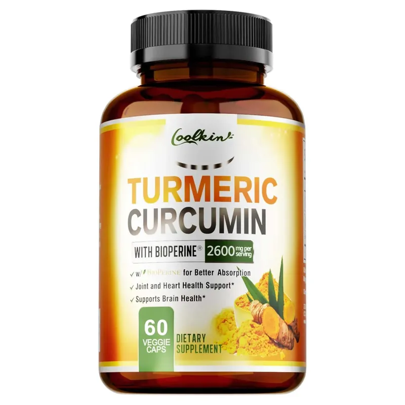 Turmeric Curcumin Capsules - with Black Pepper - Helps Joint Antioxidant & Immune System Anti-Inflammatory