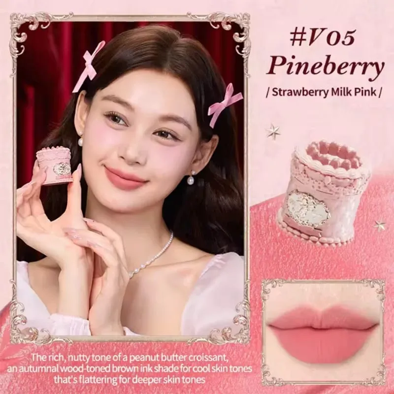Flowerknows Strawberry Cupid All-In One dárková krabička Makeup Kit Profesionální paletka Swan Blusher Blush Set Krém na rty Flower Knows