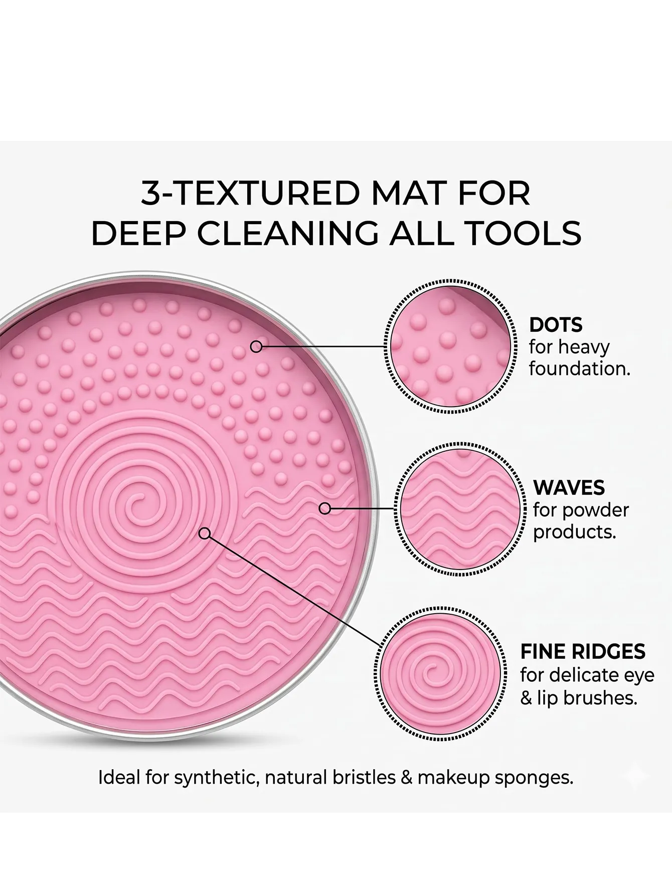 Portable Makeup Brush Cleaning Soap Natural Multipurpose Reusable Travel Cosmetic Cleaner Soap Deep Fast Effective Clean for Makeup Brushes Powder Puffs Various Beauty Washing Supplies