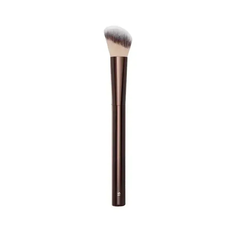 No. 15 Hourglass Blush Brush Angled Contour Blush Stippling Brush Cheeks Cream Liquid Blushes Makeup Brushes Cream Blush Brush