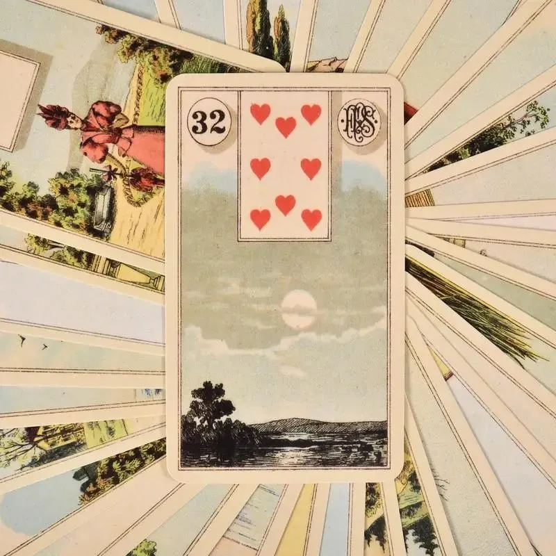 Grand Tableau Lenormand Tarot Divination Tools Oracle Card 36pcs Party Tarot Card Board Game Tarot Fortune Telling Cards
