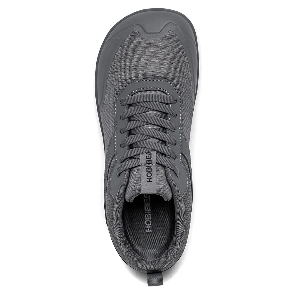 Wide Toe Shoes Mens Womens Minimalist Mesh Artificial Leather Sneakers Lace Up Lightweight Breathable Walking Shoes
