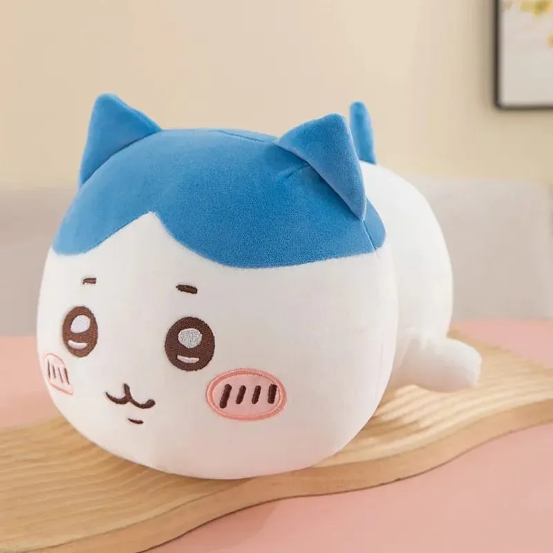 30/40CM Chiikawa Series Long Doll Cartoon Hachiware Soft Pillow Big Size Plush Doll Ornament Children's Girl Toy Birthday Gift