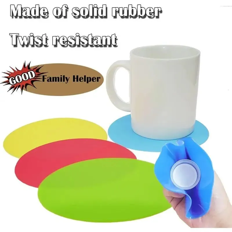 1pc Silicone Jar Opener Pad! Multicolor Reusable Grip Aid for Seniors – Easy Kitchen Tool & Gift Idea — image 2