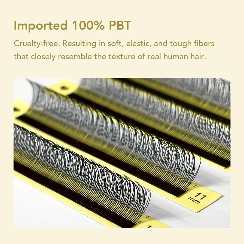 Single Tip 2D Y Eyelash Extension More Denser Softer False Mink Lashes Premade Fans Y Shaped Eye Lashes for Makeup Tools
