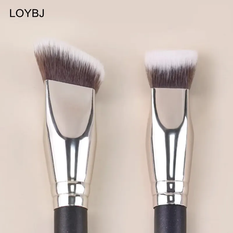 3pcs Angled Foundation Makeup Brush Set Professional Makeup Brushes for Liquid Foundation Cream BB Concealer Women Beauty Tools