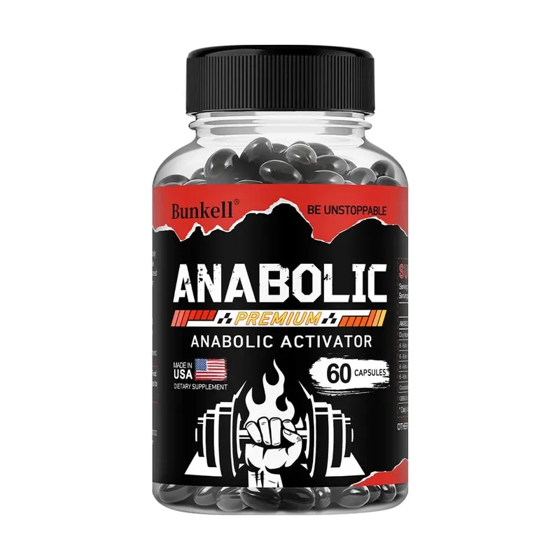 Muscle Builder Capsules - Helps Increase Strength Endurance Protein Synthesis Promotes Faster Muscle Growth Abs Energy