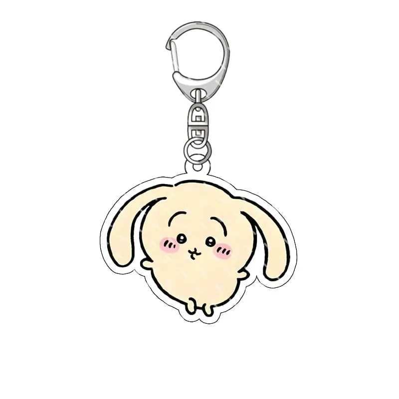 yiji Pendant Anime Comic Acrylic Peripheral Keychain Hachiware Usagi Cute Pendant Bag Hanging Decoration Decoration