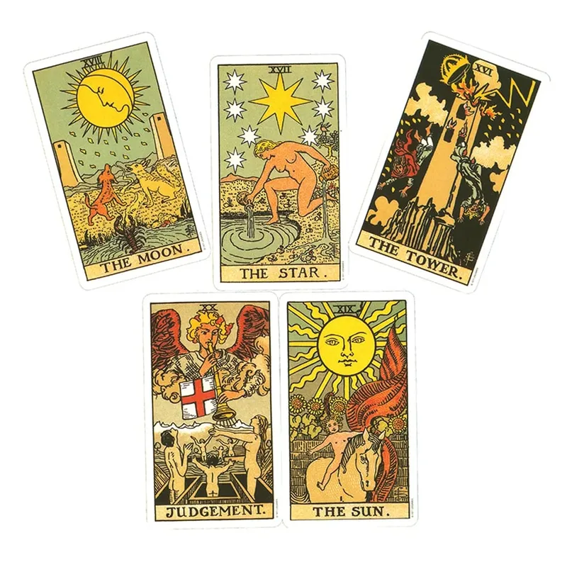 10,3*6 cm Original Rider Waite Tarot Dec