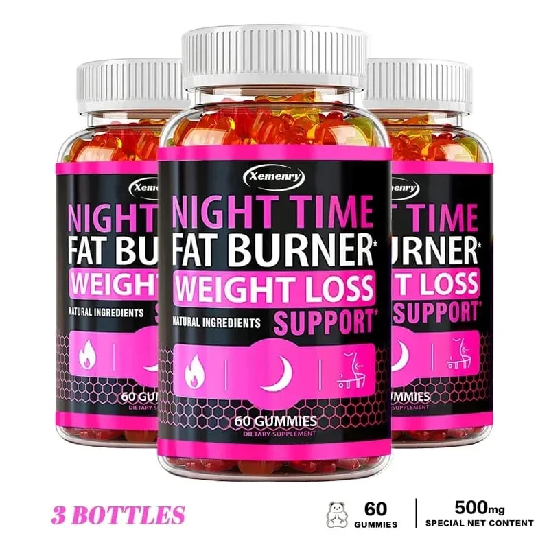 Nighttime Metabolism Gummies - Tone Up Capsules for Bloating & Metabolism Appetite Suppressant