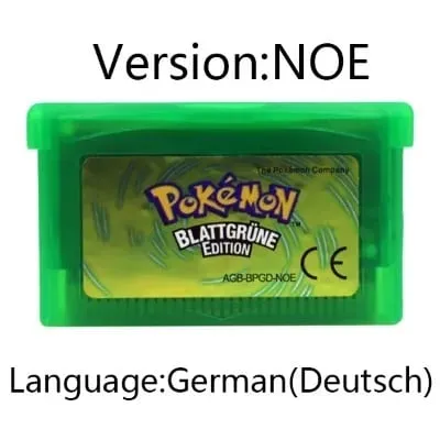 GBA Video Game Cartridge Console Card Pokemon Emerald Ruby FireRed LeafGreen Sapphire Multi-language for GBA/NDS — image 30