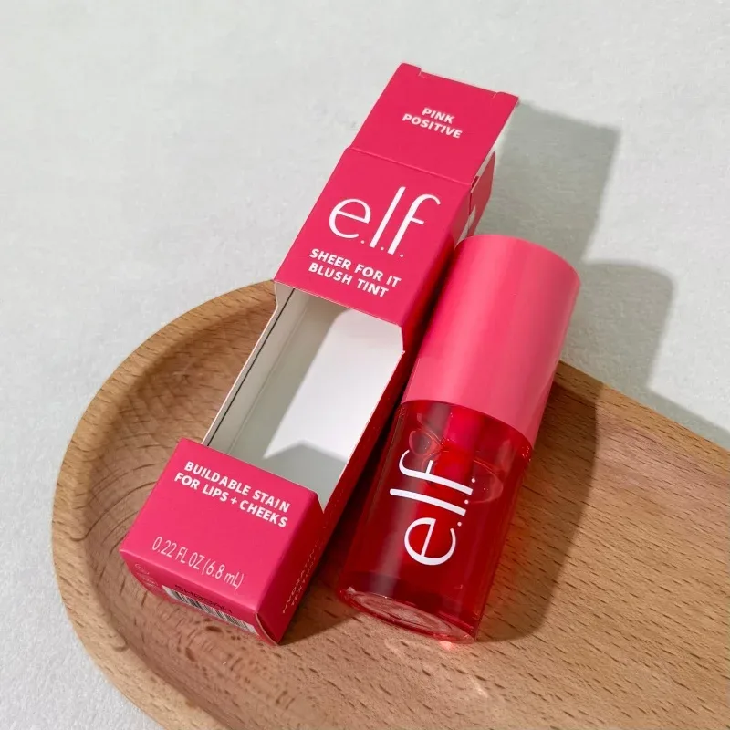 Elf Moisturizing Fruit Gloss Lip Balm Long-lasting Nourish Lips Stratum Corneum Lipstick New Lip and Cheek Liquid Blush Makeup