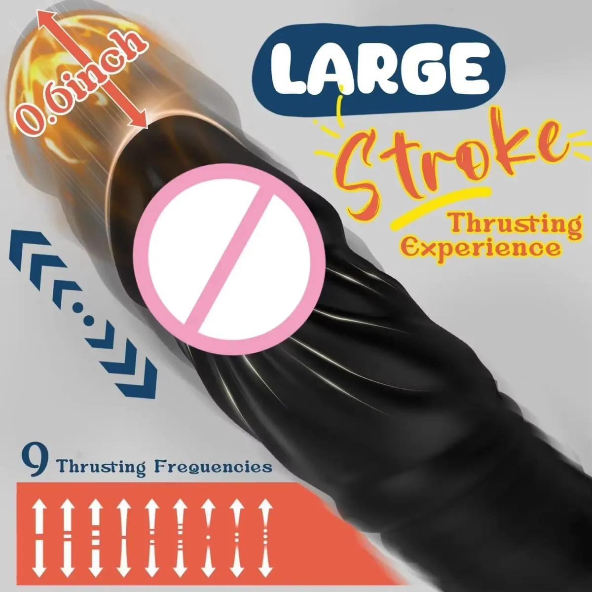 APP Telescopic Double Ring Thrust Vibrator Men's Prostate Massager 5 In 1 Vibrating Plug Dildo Vibrator Adult Sex Toy Men's
