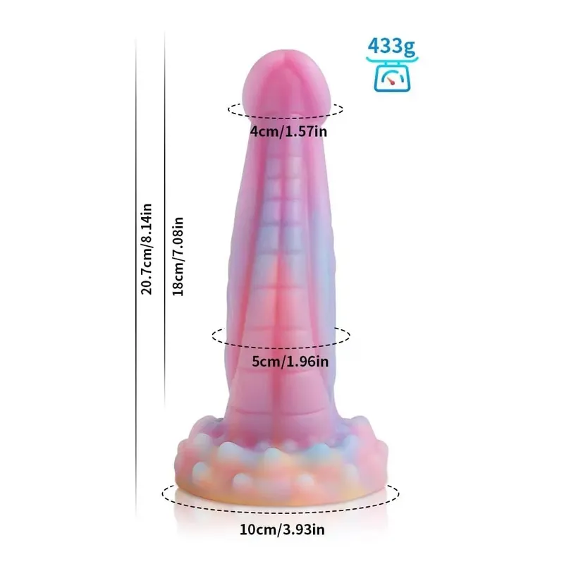 สมจริง Night เรืองแสง Anal Plug Luminous Monster Dragon Dildo สำหรับผู้หญิงผู้ชาย Butt Plug เซ็กซี่สุนัขรูปร่าง Sex Toy สำหรับคู่