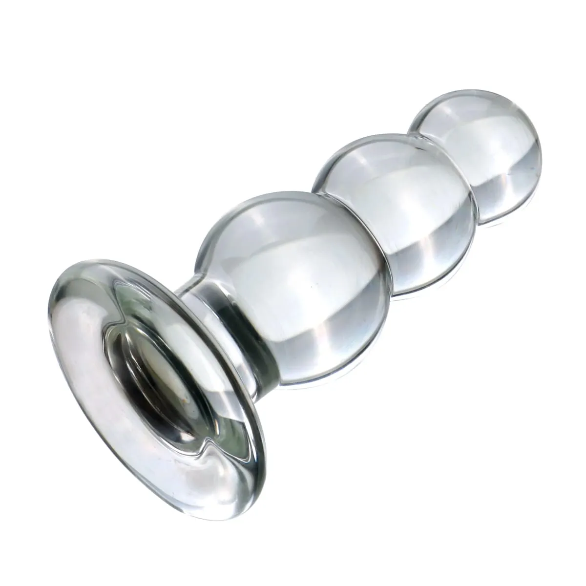 3 Sizes Big Ball Pyrex Glass Anal Dildos Butt Plug Crystal Vagina Beads Fake Penis Female Masturbate Adult Sex Toys Women Men — image 5