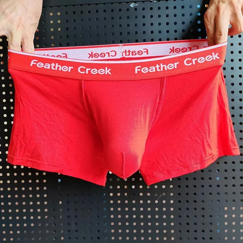 Man Bulge Pouch Underwears Super Big U-Concex Boxers Elastic Modal Crotch Pockets Lingerie Low Waist Briefs Enhancing Underpants