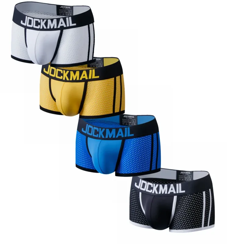 4Pcs Man Underpants Boxershorts Men Boxers Male Breathable Ice Silk Mesh Quick Drying Underwear Men’s Panties Boxer 3256805396926940