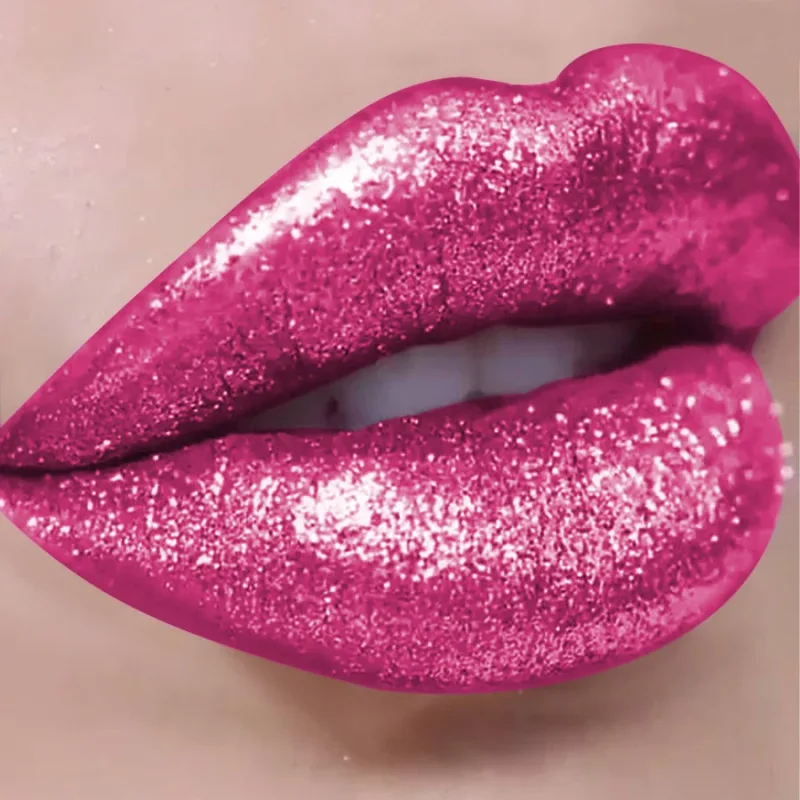 18 Colors Diamonds Glitter Lip Gloss Long Lasting Waterproof Liquid Lipstick Pearl Shining Lip Color Sparking Lip Makeup Women