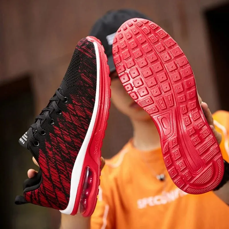 Men Running Shoes Outdoor Sneakers Non-slip Male Tennis Shoes Fashion Comfortable Lace-up Sports Shoes Designer Mesh Women Shoe