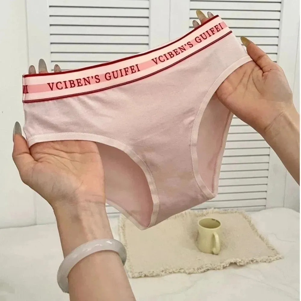 Comfortable Letter Design Lingerie Set Lace Wireless Women Underwear Suit Deep V Color Blocking Bra Panties Set Women