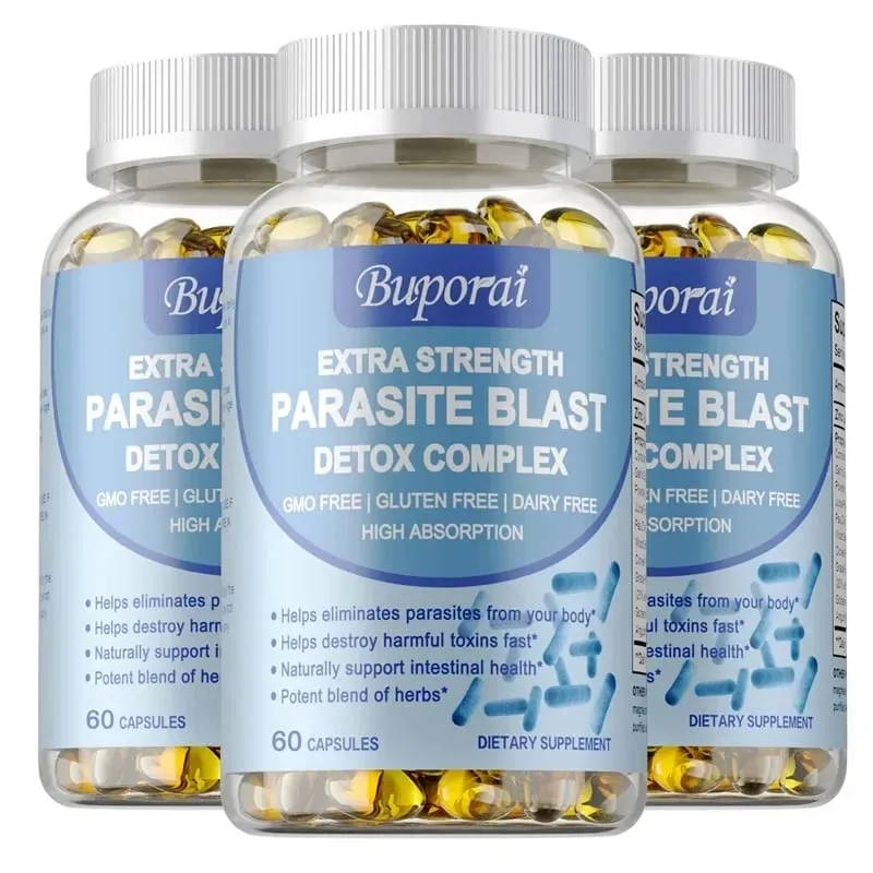 Parasite Blast Detox Complex - Understøtter tarmsundhed Eliminerer parasitter Fremmer metabolisme og forbedrer immunitet