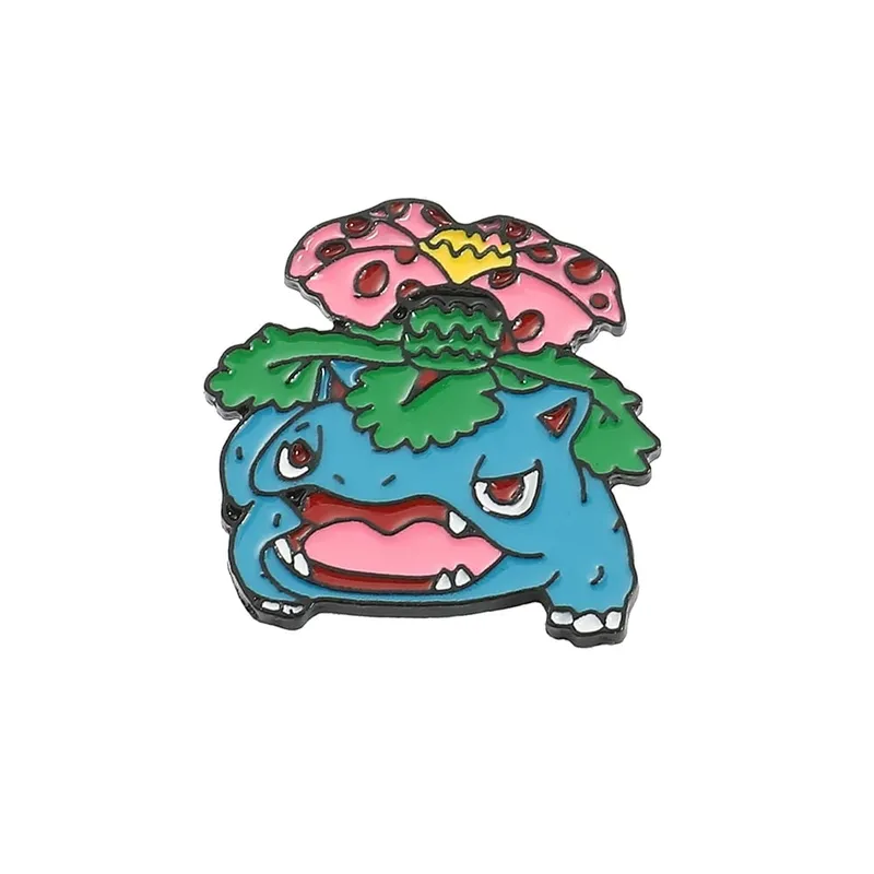 Wholesale Kawaii Pikachu Gengar Eevee Lapel Pins for Backpacks Enamel Pin Cute Brooches Badges Jewelry Fans Gifts