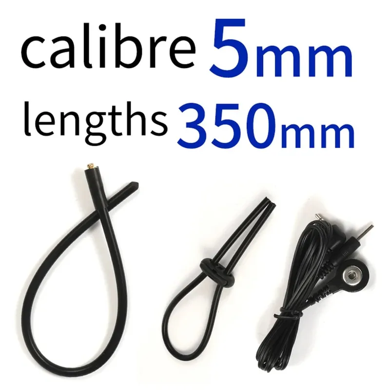 SM Electric Shock Urethra Player Metal Bead Urethral Sounding Plug Penis Ring Prostate Massage Horse Eye Rod Sex Products — image 13