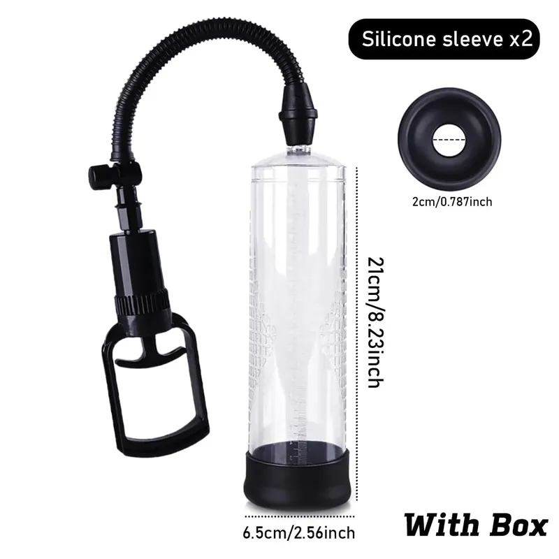 IPX7 Waterproof Electric Pump Penis Erection Enlargement Automatic Vacuum Pump for Men 4 Suction Masturbating Sex Toy for Men