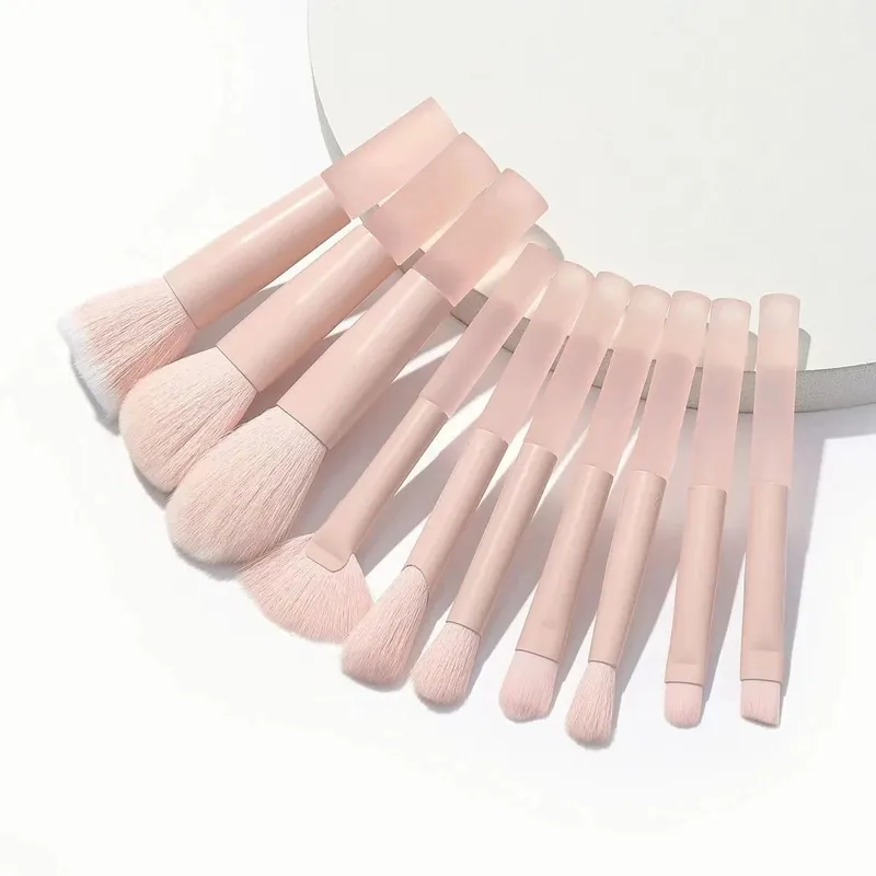 10pcs Mini Makeup Brush Set Powder Eyeshadow Foundation Blush Blender Concealer Beauty Makeup Tools Brush Professional Supplies — image 24
