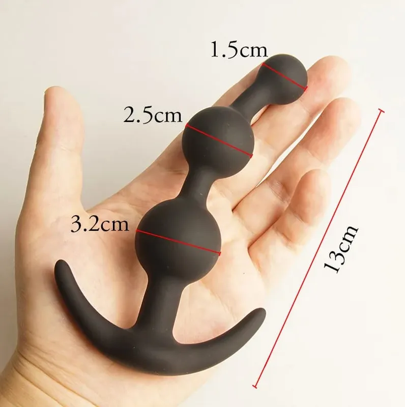 Anal Beads Balls Long Dildo Training Silicone Anus Ass But Butt Plug Analplug Buttplug Butplug Sex Toys Analsex Prostate