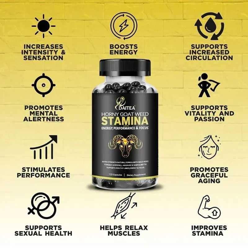 Men's Energy Supplements - Endurance Energy Performance Muscle Support