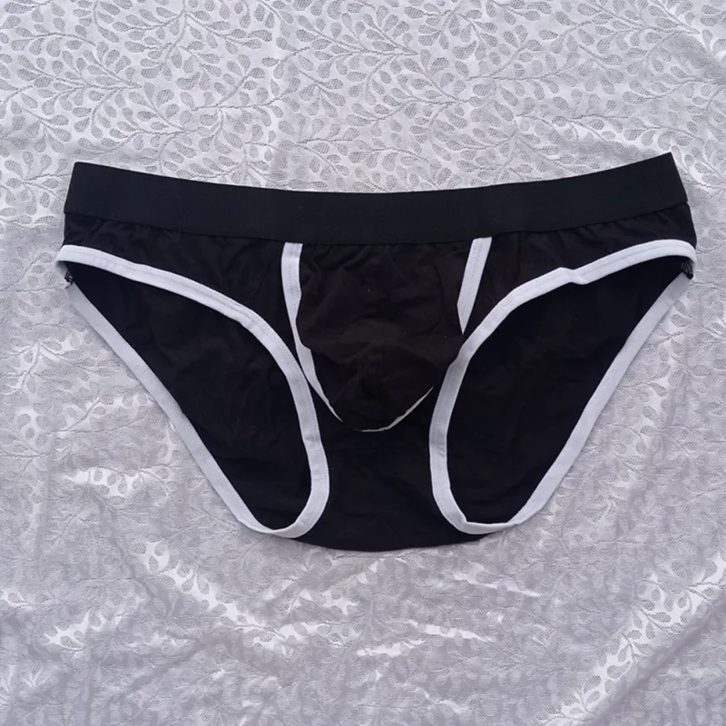 Calzoncillos a estrenar para hombre, ropa interior, mezcla de algodón, elástico, cintura baja, bolsa M ~ 2XL, elástico, verano, todas las estaciones