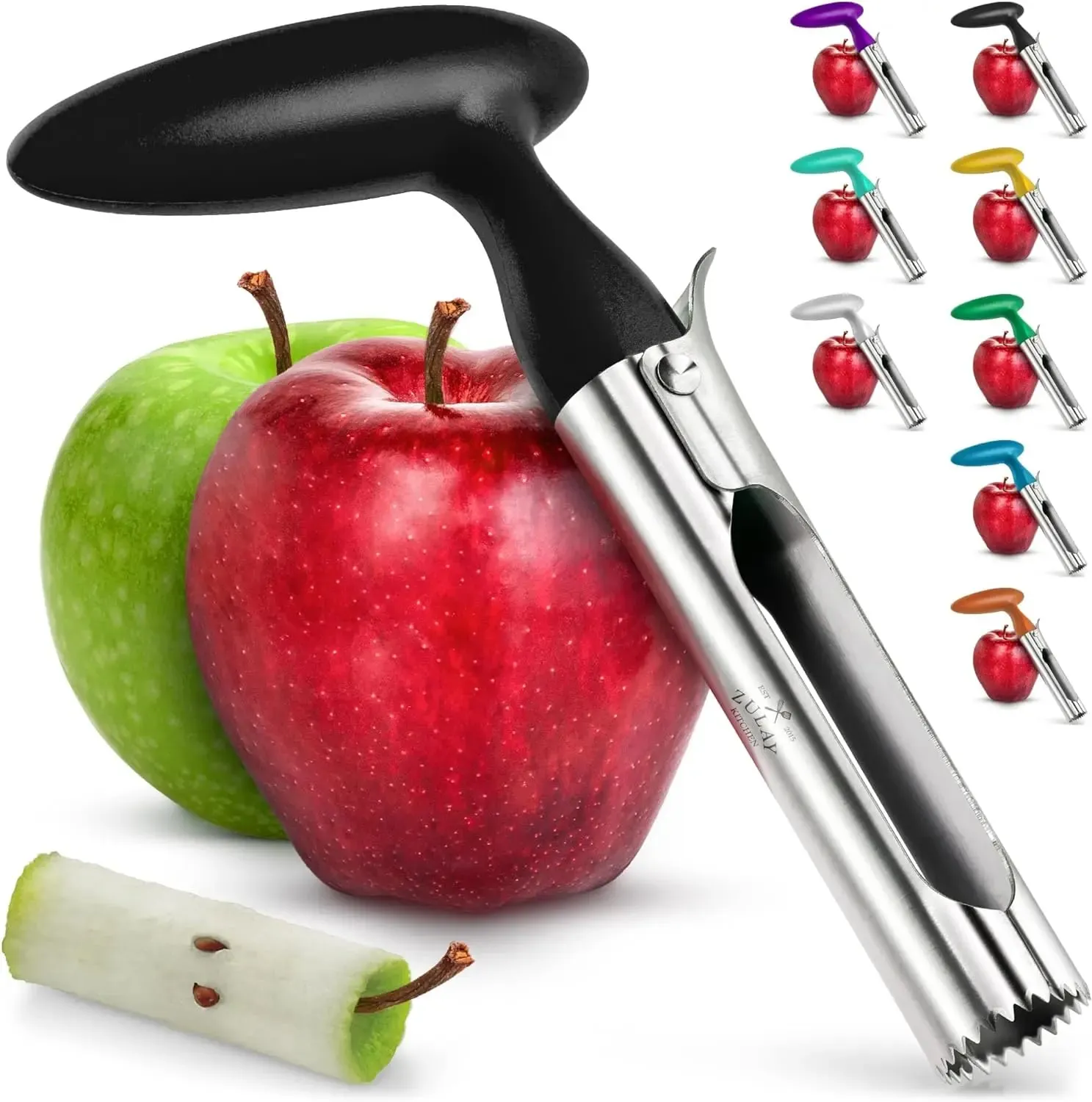 1PC Premium Stainless Steel Kitchen Apple Corer Tool Ultra Sharp Easy to Use & Clean Durable Fruit Corer Remover