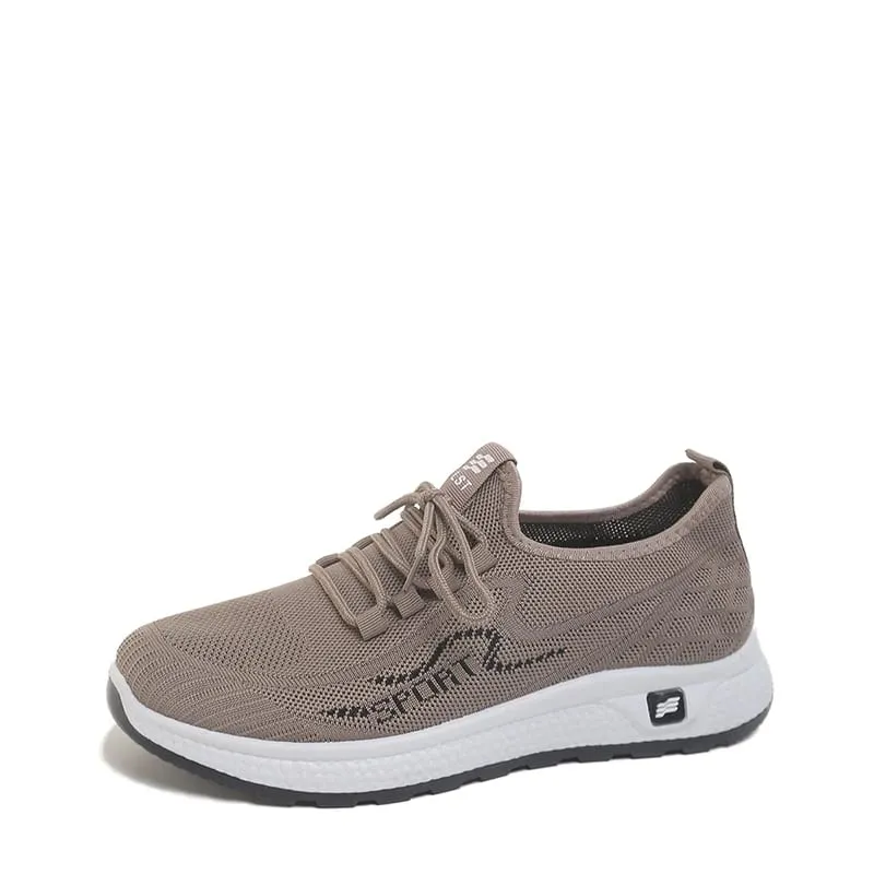 Men's Breathable Mesh Sport Sneakers Elevated Comfortable Walking Shoes Lightweight Casual Athletic Shoes for Daily Wear
