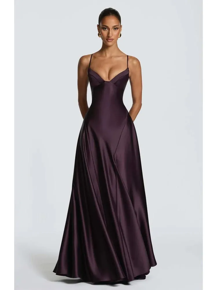 Vrouwen Geel Laag Uitgesneden Backless Hoge Taille Jurk Lace Up Mouwloze Taille Cincher Spaghetti Band Vestidos Party Club Vrouwen gewaad