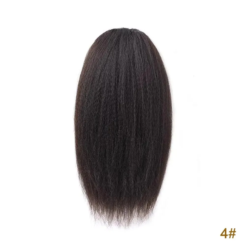Synthetic Western Style Hair Topper Women Volume Boost Fluffy Invisible Hair Piece Bridal Wedding Hair Extension