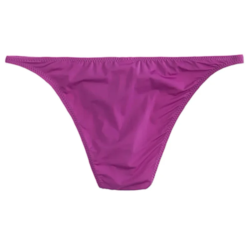 Men's Half-covered Butt Briefs Bulge Pouch Comfortable Underwear Gay Lingerie Sexy U Convex Belt Loop Low Waist Underwear