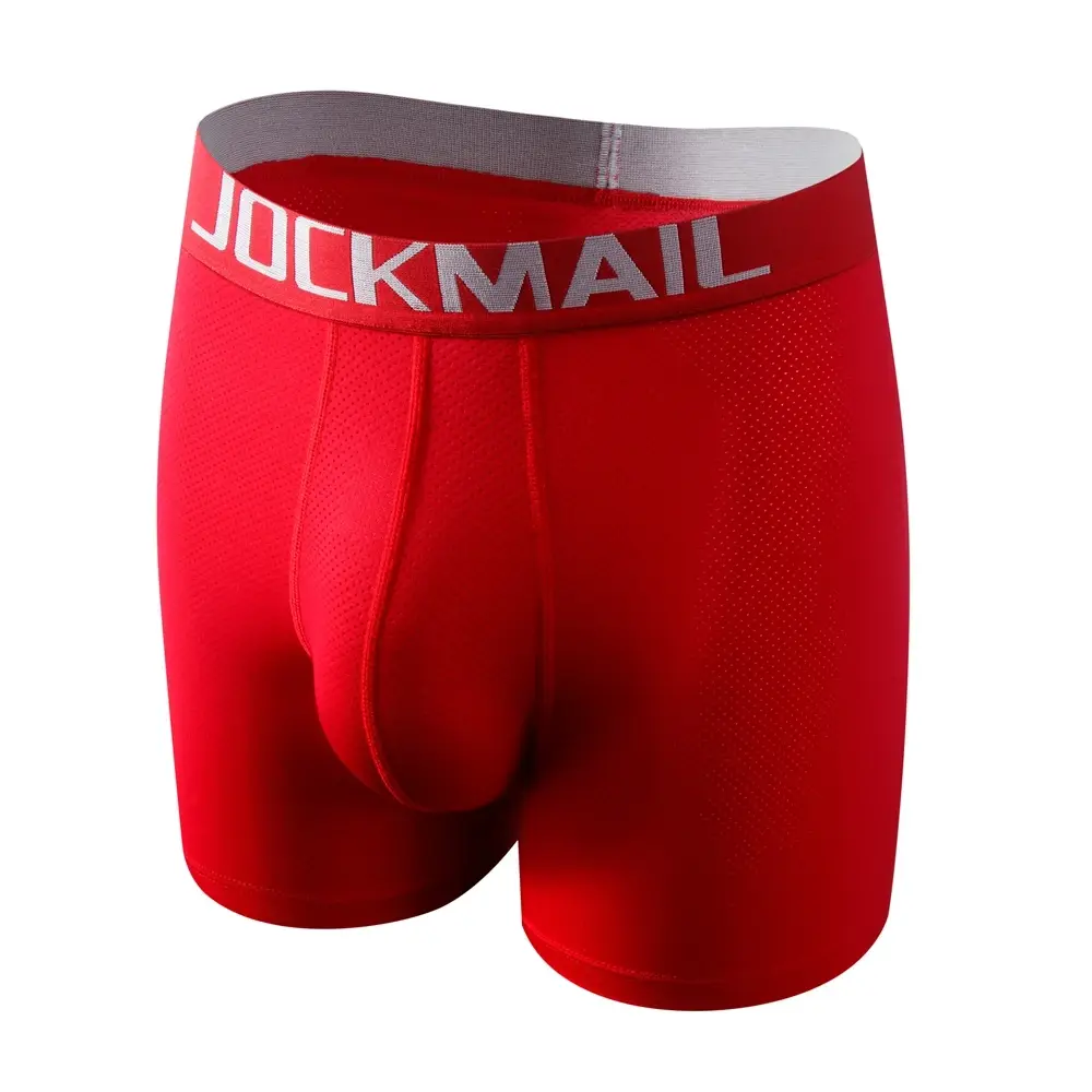 Intimo da uomo sexy Boxer da uomo 3D Custodia a forma di amaca Progettato Pannelli in rete traspirante Boxer da uomo Tronco Mutande maschili