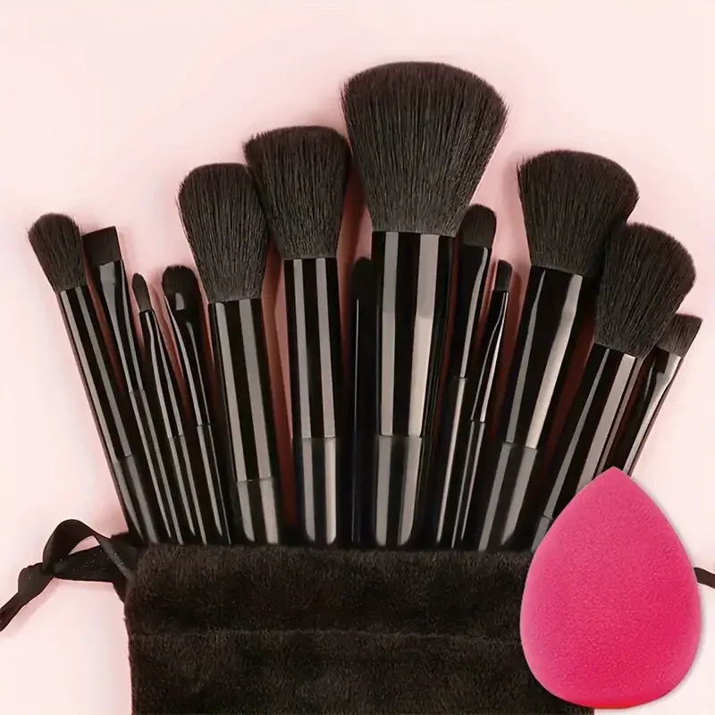 Professiona 13PCS Makeup Brushes Set Foundation Eyeshadow Blush Powder Blending Soft Fluffy Cosmetic Full Set Female Makeup Tool — image 19