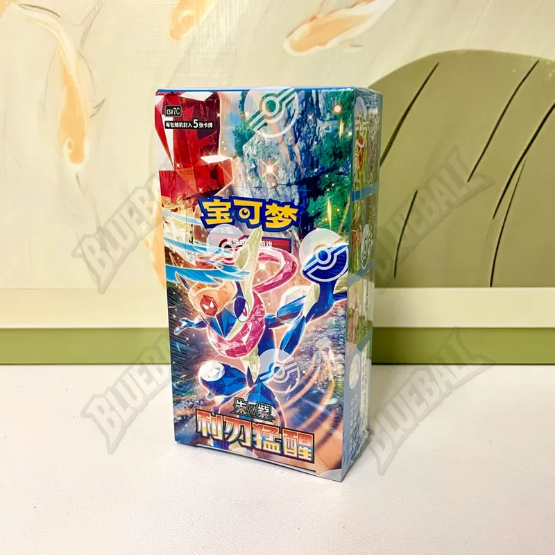 Original pokemon Scarlet Violet Gem Pack Vol6 Thin Box TCG Collectible Battle Trading Cards Simplified Chinese Version Toys Gift