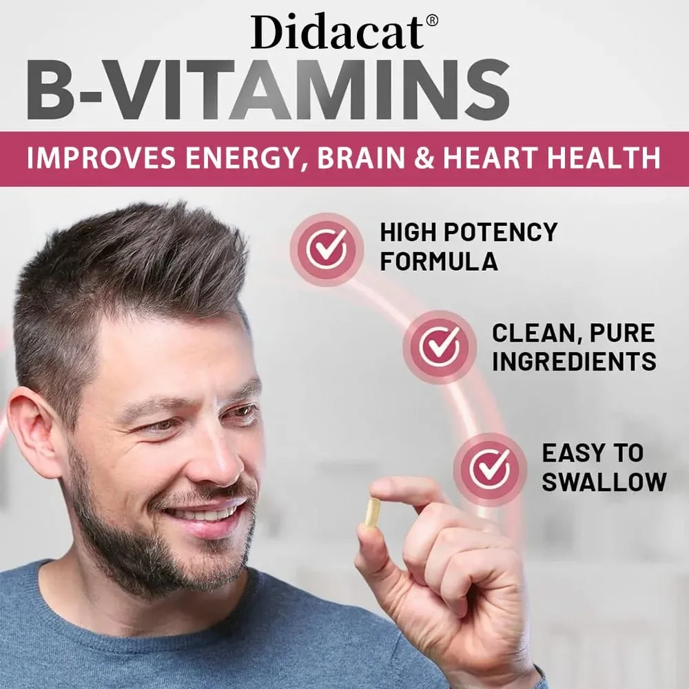 Usable Unisex Active Vitamin B Complex Highly Effective and Easily Absorbed - Immune Energy and Metabolic Supplement — image 5